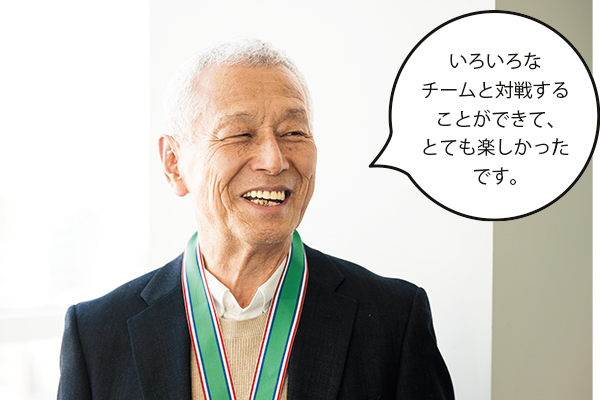 桑田丹さん「いろいろなチームと対戦することができて、とても楽しかったです。」