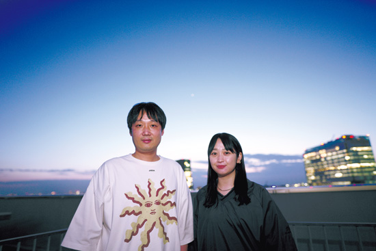 田畑祐一氏、小川暖奈氏 写真