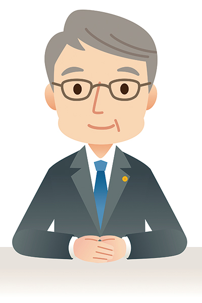 弁護士、司法書士nのイメージイラスト
