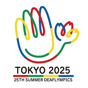 東京2025デフリンピックのイラストロゴ