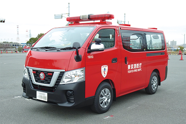 東京消防庁の消防車両