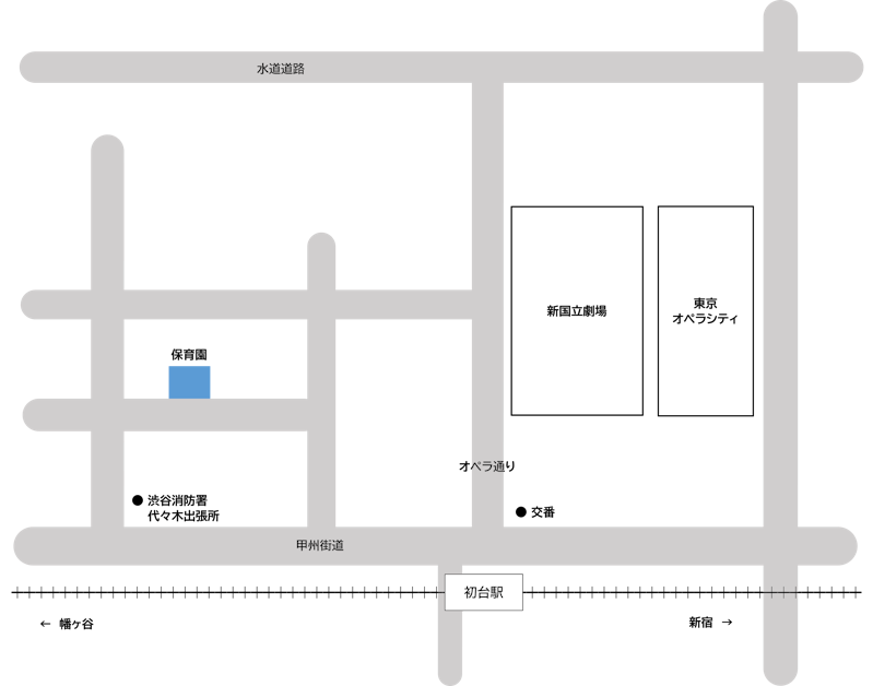 本町第三保育園周辺の地図