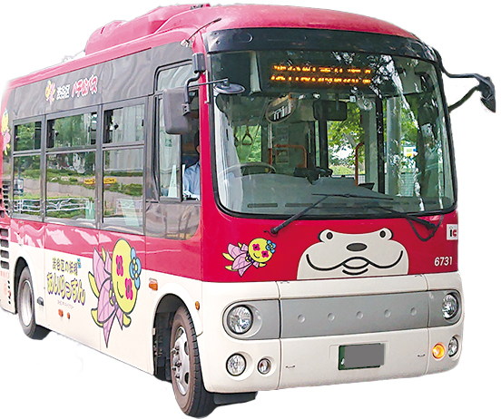 ハチ公バスの車体