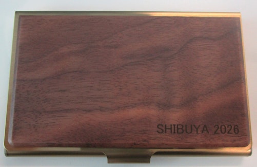 写真：記念品 名刺入れ