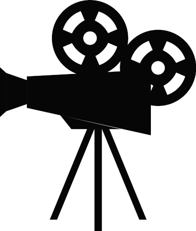 映写機のイラスト