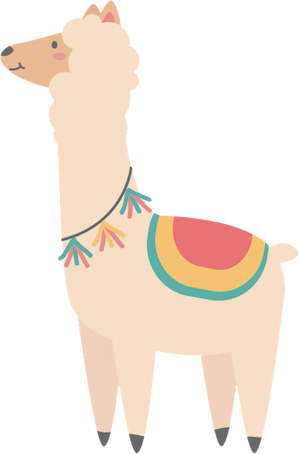 アルパカのイラスト