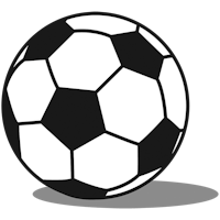 サッカーボールのイラスト