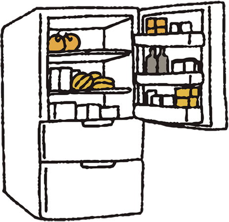 冷蔵庫イラスト