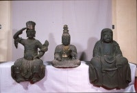 木造観音菩薩坐像及び達磨大師坐像・伽藍神倚像の写真