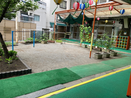 氷川保育園園庭