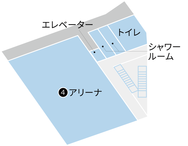 本町CC 本町コミュニティセンター2階のマップ