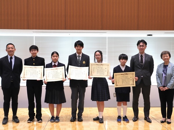 表彰式の様子