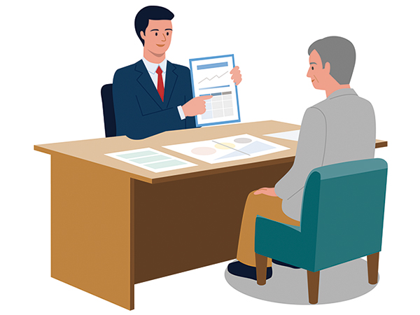 個別相談会のイメージイラスト