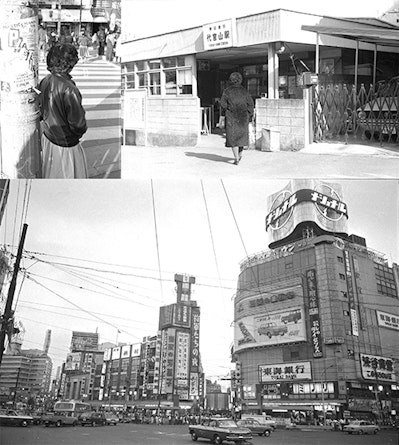 渋谷アーカイブ写真展に展示される白黒写真