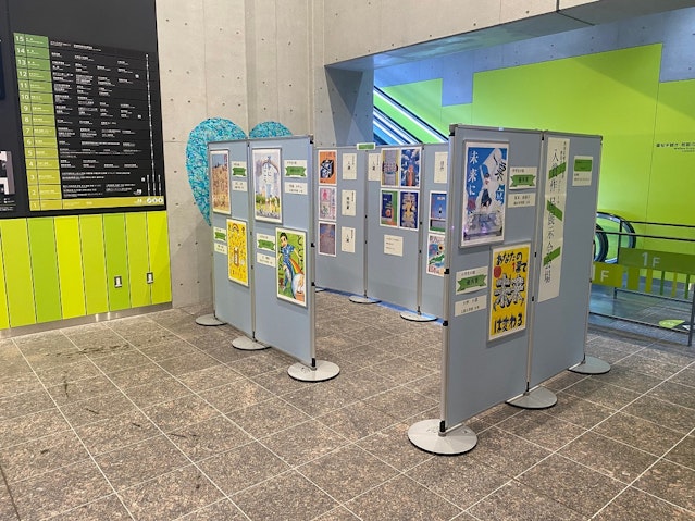 ポスターコンクール展示会場の全体図