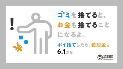 ポイ捨て禁止に関する啓発ロゴ