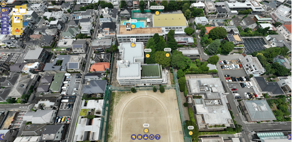 360°VRツアー（松濤中）