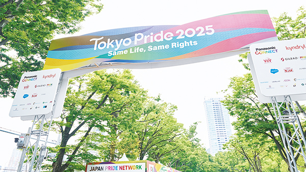 トウキョウ プライド 2025のファサード看板
