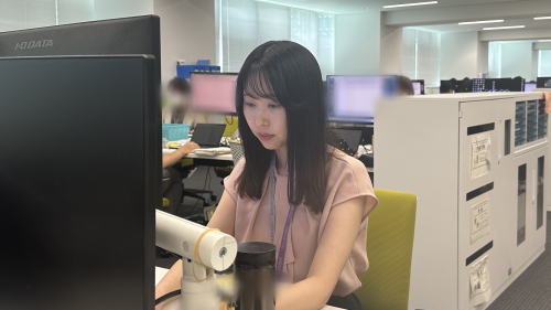 業務中の職員の写真
