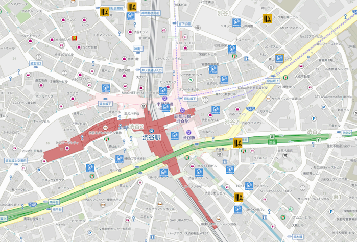 ユニバーサル地図ナビイメージ