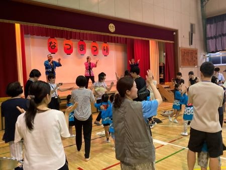 千駄ヶ谷保育園なつまつりの様子