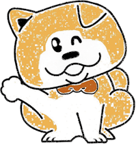 ハチ公バスのキャラクターイラスト