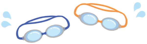 スイミングゴーグルイラスト