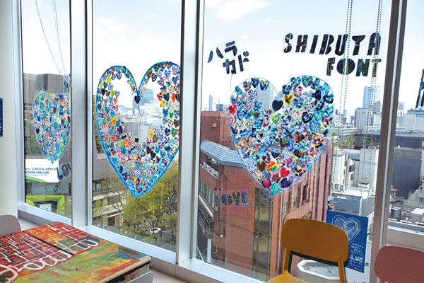 ブルーデコレーション写真