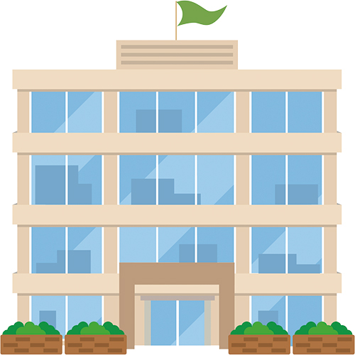 区役所のイメージイラスト