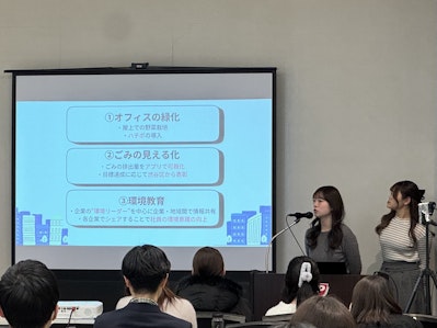 シブヤ若者気候変動会議発表の様子