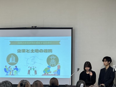 シブヤ若者気候変動会議発表の様子