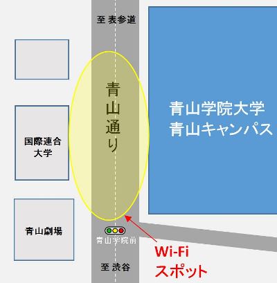屋外用ワイファイの整備個所画像