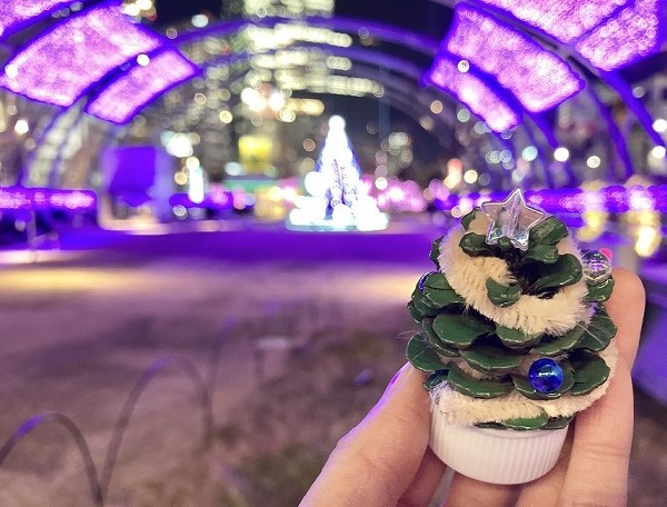 【宮下公園】松ぼっくりのクリスマスツリー作り イメージ