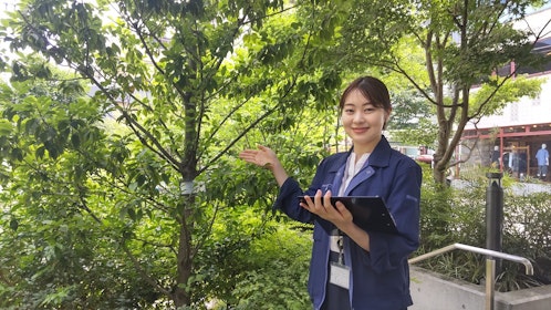 業務中の職員の写真