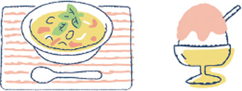 軽食 イラスト