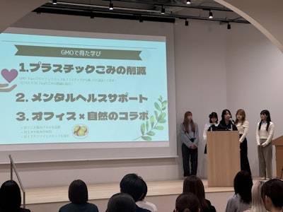 シブヤ若者気候変動会議発表の様子