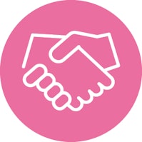 握手のアイコン