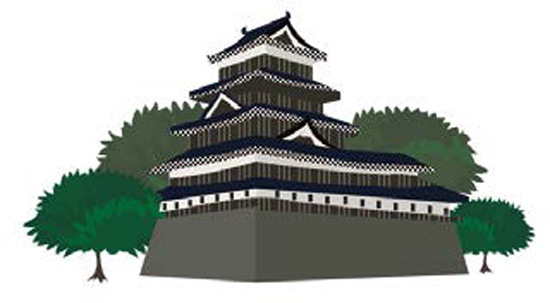 お城のプラモデル イラスト