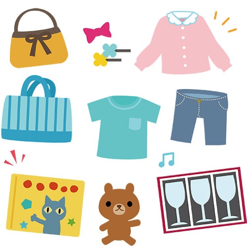 リサイクルバザール品物イメージ