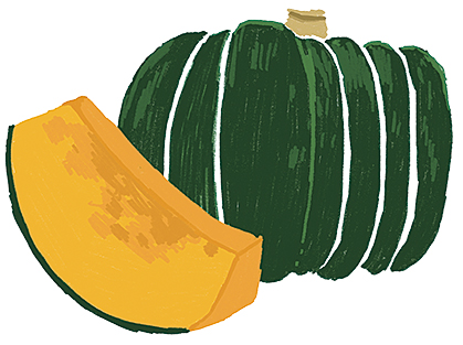 かぼちゃのイラスト