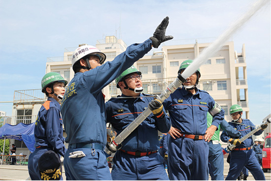 消防団トライアル(体験入団) 写真