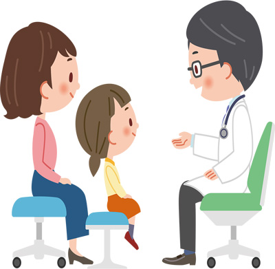 こども健康診査 イラスト