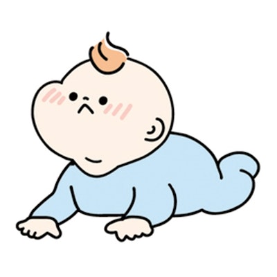 赤ちゃんのイラスト