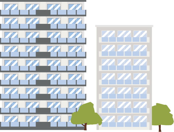マンションのイラスト