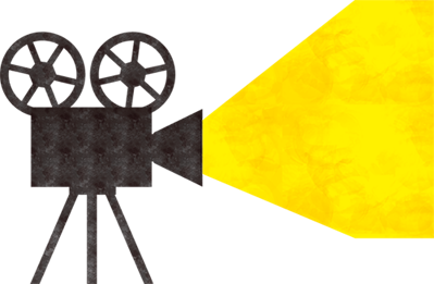 映写機のイラスト