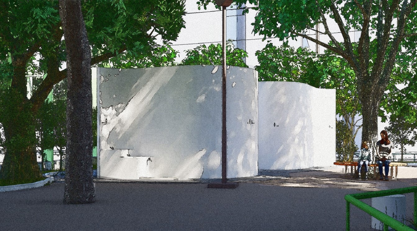 笹塚公園便所の改築後のイメージパース
