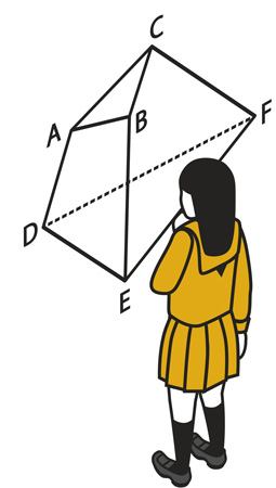 数学問題を考える学生 イラスト