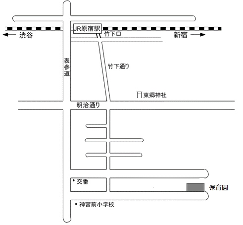 渋谷保育園地図