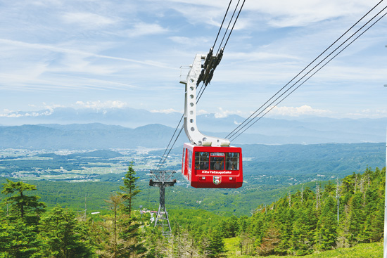 茅野市ロープウエー 写真