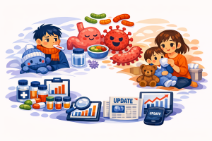 感染症週報のホームページのリンクサイトが貼ってある図